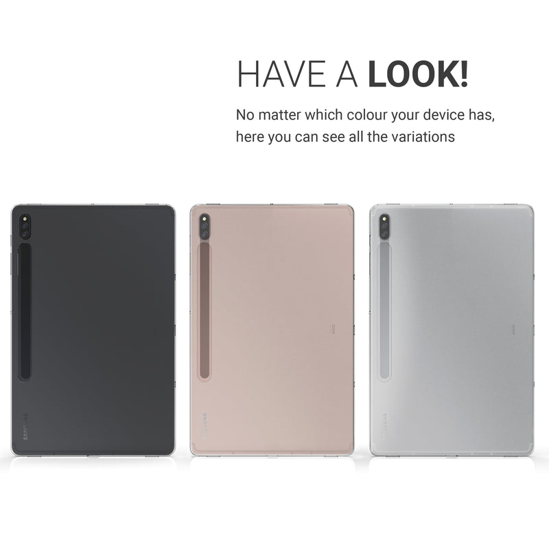 kwmobile Hülle kompatibel mit Samsung Galaxy Tab S8+ Plus / Galaxy Tab S7+ Plus Hülle Tablet Cover