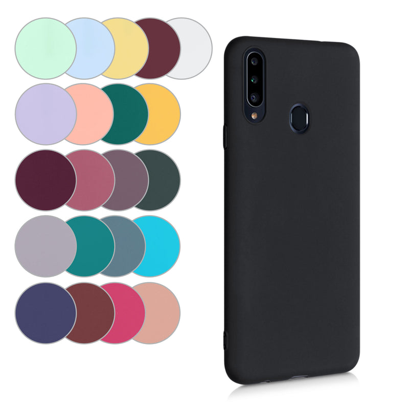 kwmobile Handyhülle für Samsung Galaxy A20s Hülle Kabelloses Laden Schutzhülle Cover