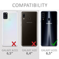 kwmobile Handyhülle für Samsung Galaxy A20s Hülle Kabelloses Laden Schutzhülle Cover