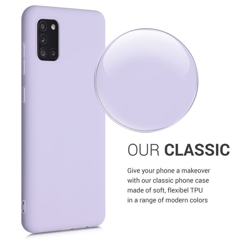 kwmobile Handyhülle für Samsung Galaxy A31 Hülle Kabelloses Laden Schutzhülle Cover