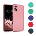 kwmobile Case kompatibel mit Samsung Galaxy A31 Hülle - Schutzhülle aus Silikon metallisch schimmernd - Handyhülle Metallic Petrol Metallic Petrol  