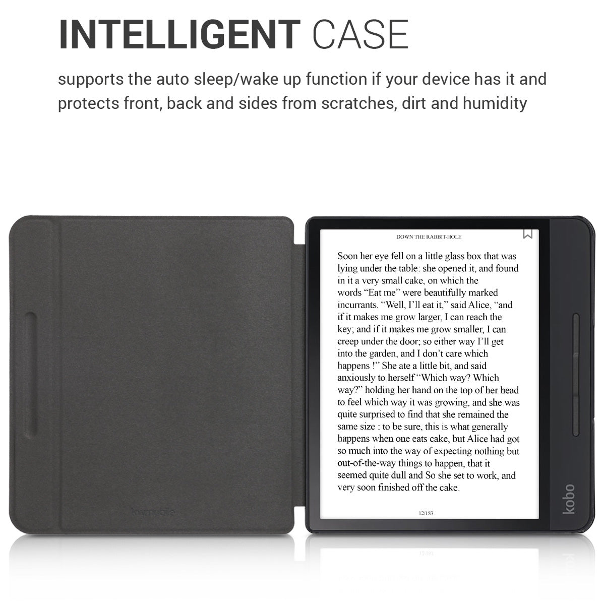 kwmobile Schutzhülle für Kobo Forma Hülle - eReader Flip Case mit Auto Sleep Funktion