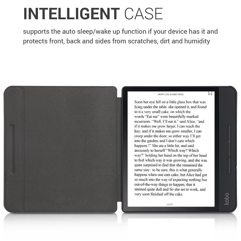 kwmobile Schutzhülle für Kobo Forma Hülle - eReader Flip Case mit Auto Sleep Funktion