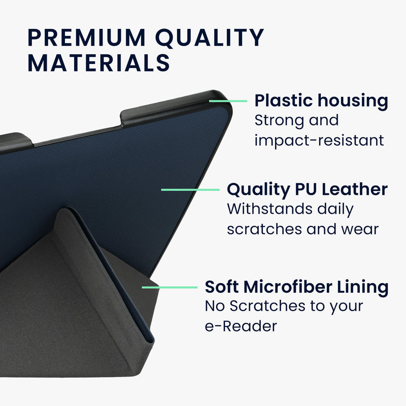 kwmobile Schutzhülle für Kobo Forma Hülle - Case - eReader Klapphülle mit Auto Sleep Funktion - Cover mit Ständer