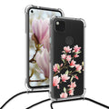 kwmobile Necklace Case kompatibel mit Google Pixel 4a Hülle Silikon Cover mit Handykette