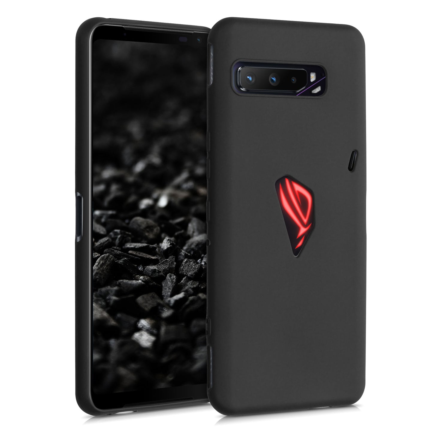 kwmobile Handyhülle für ASUS ROG Phone 3 (ZS661KS) Hülle Cover Kabelloses Laden Schutzhülle