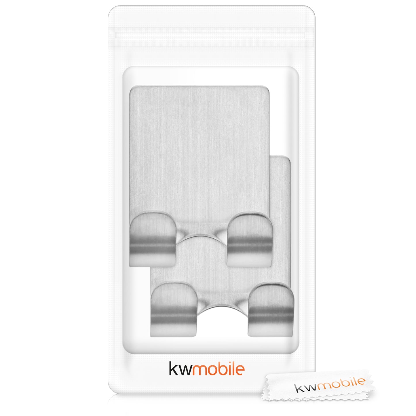 kwmobile selbstklebende Halterung für Rasierer für verschiedene Oberflächen Nassrasierer Halter Set Wand Haken