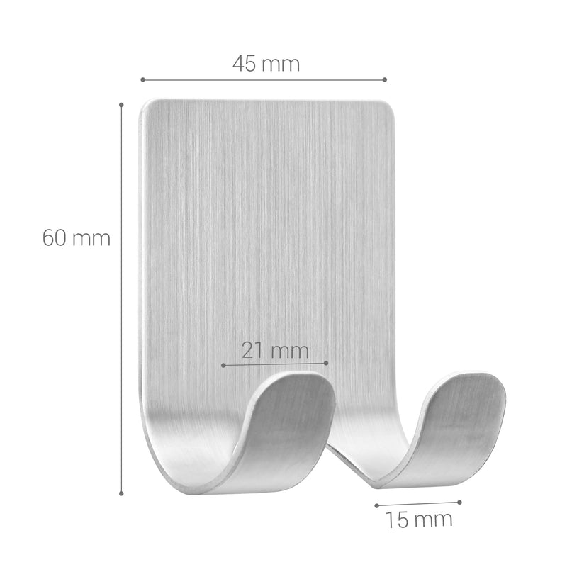 kwmobile selbstklebende Halterung für Rasierer für verschiedene Oberflächen Nassrasierer Halter Set Wand Haken