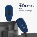 kwmobile Autoschlüssel Schutzhülle kompatibel mit Ford 3-Tasten Autoschlüssel Keyless Go Hülle