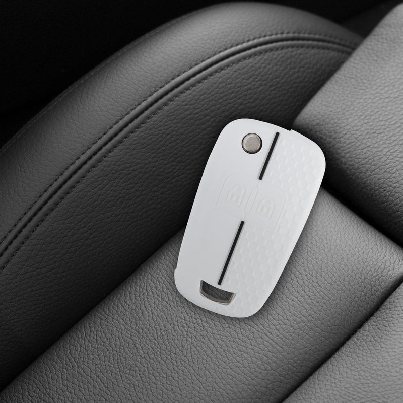 kwmobile Autoschlüssel Schutzhülle kompatibel mit Opel Chevrolet 2-Tasten Klapp Autoschlüssel Hülle
