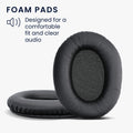 kwmobile Ohr Polster für Kingston HyperX Cloud II / Cloud III / III S / 3S - Ersatz Ohrpolster - Kopfhörer Ersatzteile - Kopfhörer Ersatzpolster für Over Ear Headphones