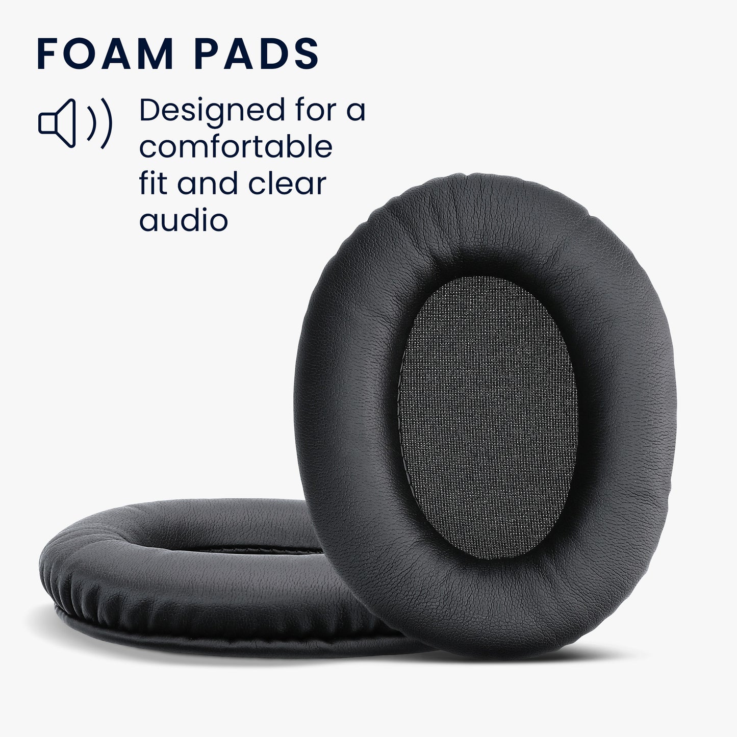 kwmobile Ohr Polster für Kingston HyperX Cloud II / Cloud III / III S / 3S - Ersatz Ohrpolster - Kopfhörer Ersatzteile - Kopfhörer Ersatzpolster für Over Ear Headphones