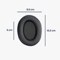 kwmobile Ohr Polster für Kingston HyperX Cloud II / Cloud III / III S / 3S - Ersatz Ohrpolster - Kopfhörer Ersatzteile - Kopfhörer Ersatzpolster für Over Ear Headphones
