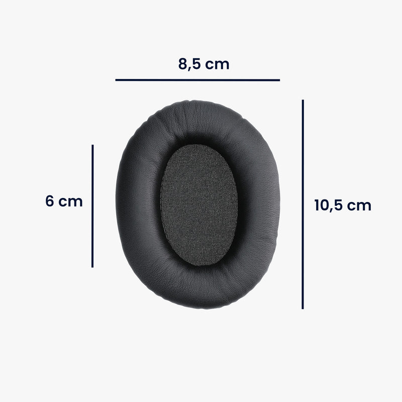 kwmobile Ohr Polster für Kingston HyperX Cloud II / Cloud III / III S / 3S - Ersatz Ohrpolster - Kopfhörer Ersatzteile - Kopfhörer Ersatzpolster für Over Ear Headphones