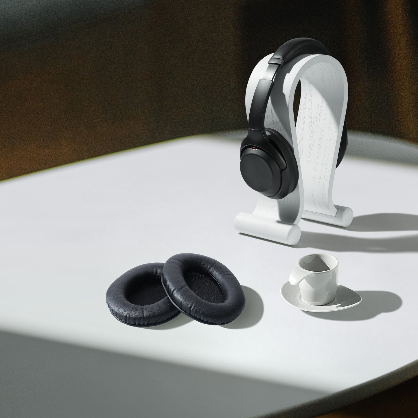 kwmobile Ohr Polster für Kingston HyperX Cloud II / Cloud III / III S / 3S - Ersatz Ohrpolster - Kopfhörer Ersatzteile - Kopfhörer Ersatzpolster für Over Ear Headphones