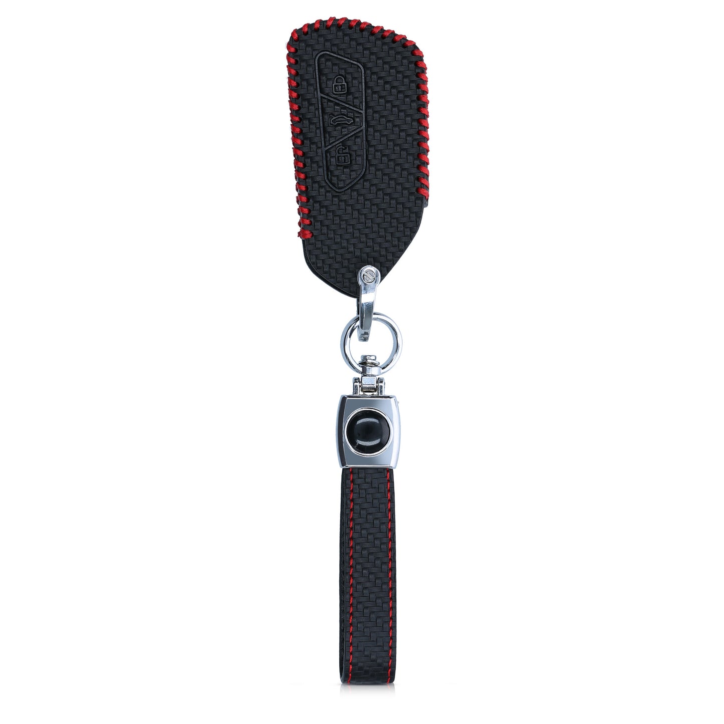 kwmobile Autoschlüssel Hülle kompatibel mit VW Golf 8 3-Tasten Autoschlüssel Schutzhülle Cover