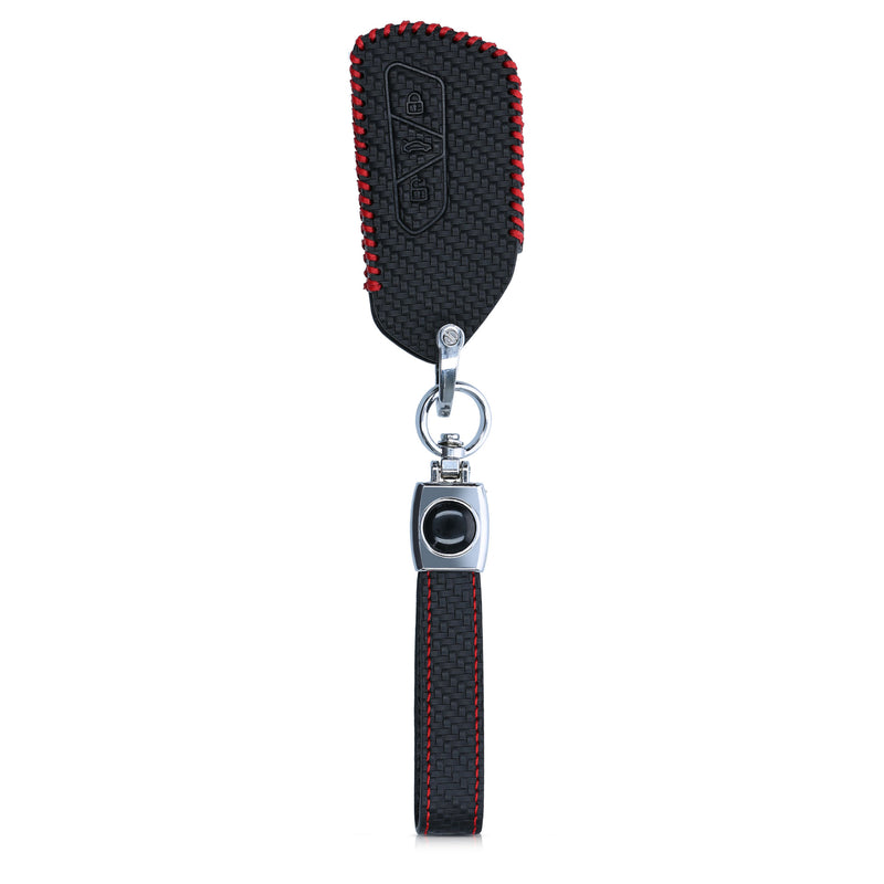 kwmobile Autoschlüssel Hülle kompatibel mit VW Golf 8 3-Tasten Autoschlüssel Schutzhülle Cover