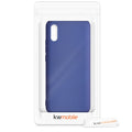 kwmobile Handyhülle für Xiaomi Redmi 9A / 9AT Hülle - Silikon Case metallisch schimmernd - Schutzhülle Cover