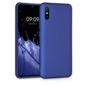 kwmobile Handyhülle für Xiaomi Redmi 9A / 9AT Hülle - Silikon Case metallisch schimmernd - Schutzhülle Cover