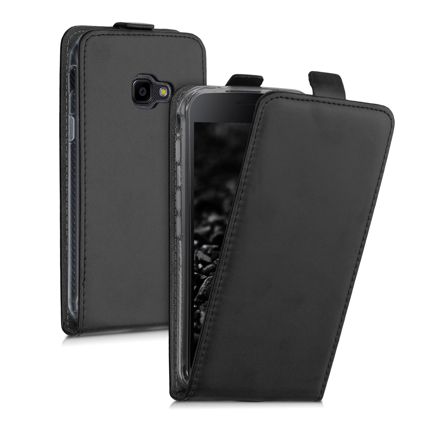 kwmobile Schutzhülle kompatibel mit Samsung Galaxy Xcover 4 / 4S - Hülle Handy - Flip Case Handyhülle