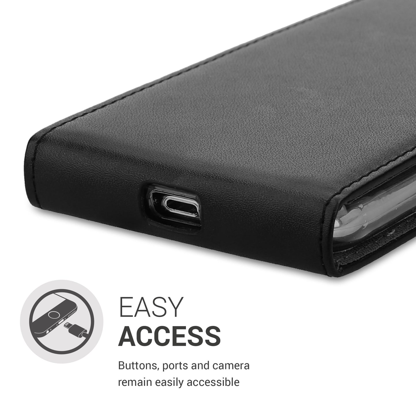 kwmobile Schutzhülle kompatibel mit Samsung Galaxy Xcover 4 / 4S - Hülle Handy - Flip Case Handyhülle