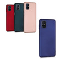 kwmobile Case kompatibel mit Samsung Galaxy M51 Hülle - Schutzhülle aus Silikon metallisch schimmernd - Handyhülle Metallic Blau Metallic Blau  
