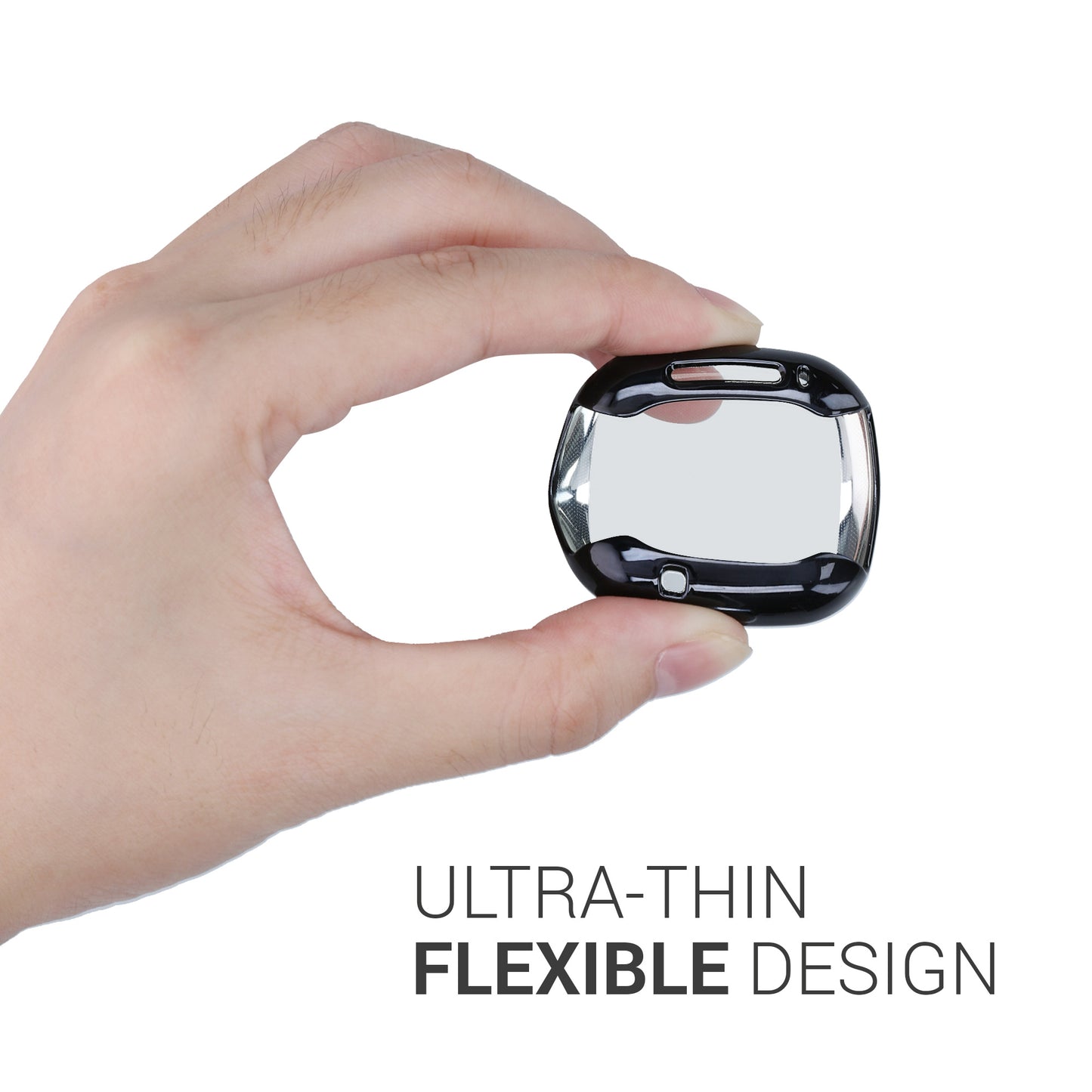 kwmobile Schutzhülle für Fitbit Versa 3 / Sense Fullbody Display Cover Set