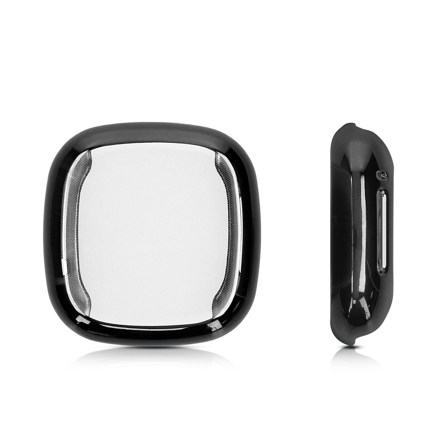 kwmobile Schutzhülle für Fitbit Versa 3 / Sense Fullbody Display Cover Set