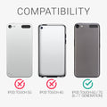 kwmobile Hülle kompatibel mit Apple iPod Touch 6G / 7G (6. und 7.Generation) - mit Kordel zum Umhängen - Silikon Schutzhülle