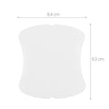 kwmobile Universal Auto Türgriff Lackschutzfolie selbstklebend Silikon Schutzfolie Griffmulden 8,4x9,3 cm 4 Stück
