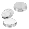 kwmobile Pillendose mit 3 Fächern - 5,2 x 1,7cm - runde Tablettendose Box - Dose