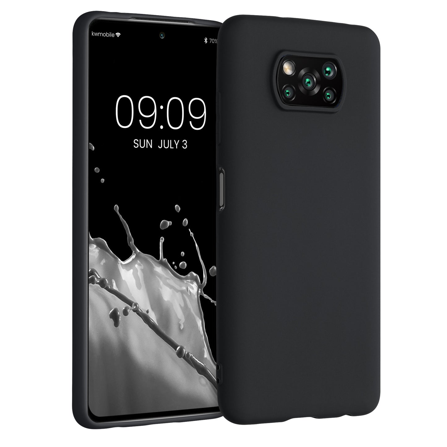 kwmobile Handyhülle für Xiaomi Poco X3 NFC / Poco X3 Pro Hülle - Case - Kabelloses Laden - Schutzhülle Cover