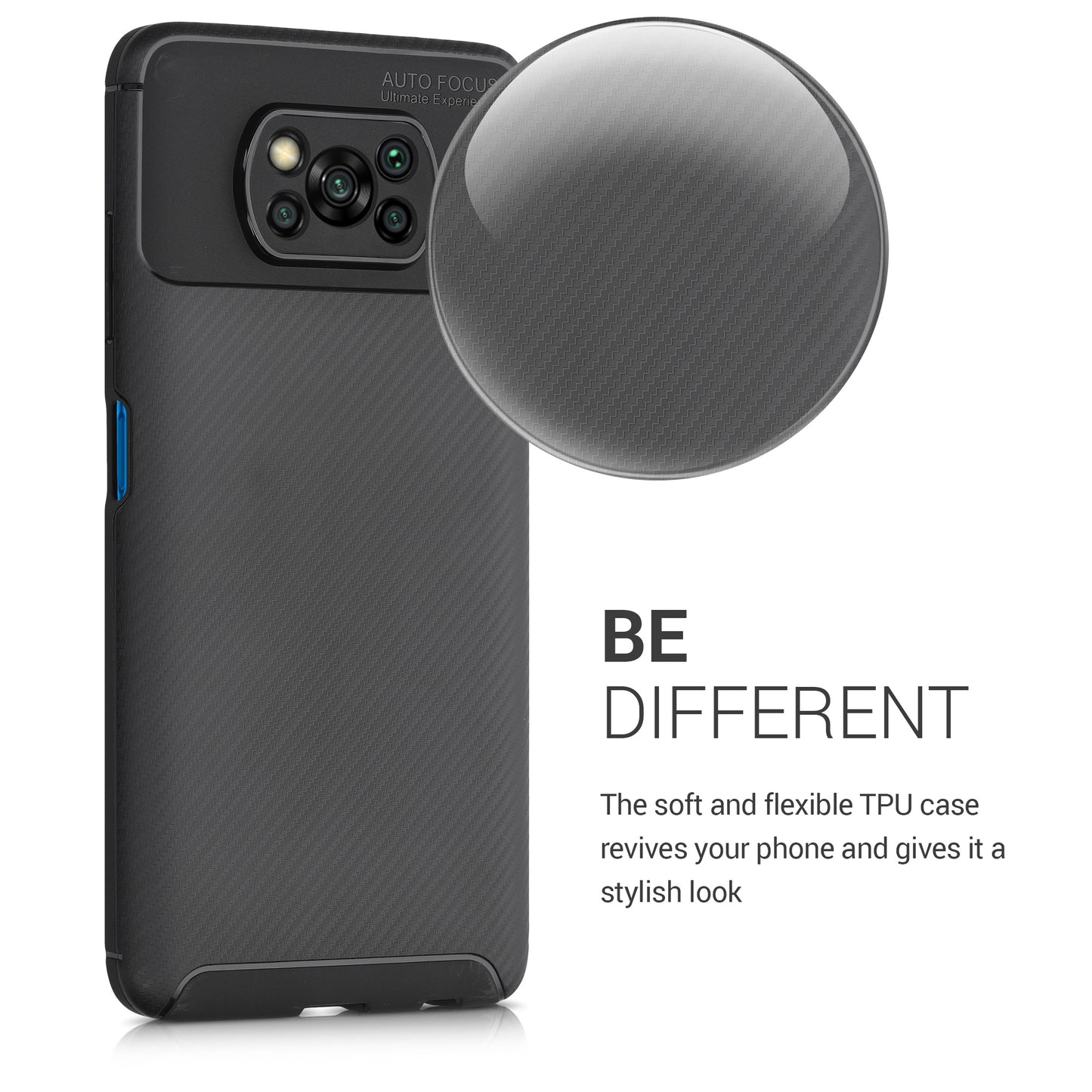 kwmobile Hülle kompatibel mit Xiaomi Poco X3 NFC / Poco X3 Pro - Handyhülle Silikon Case