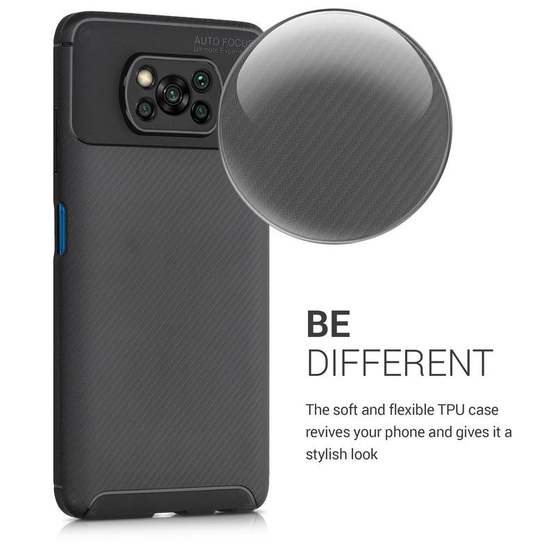 kwmobile Hülle kompatibel mit Xiaomi Poco X3 NFC / Poco X3 Pro - Handyhülle Silikon Case