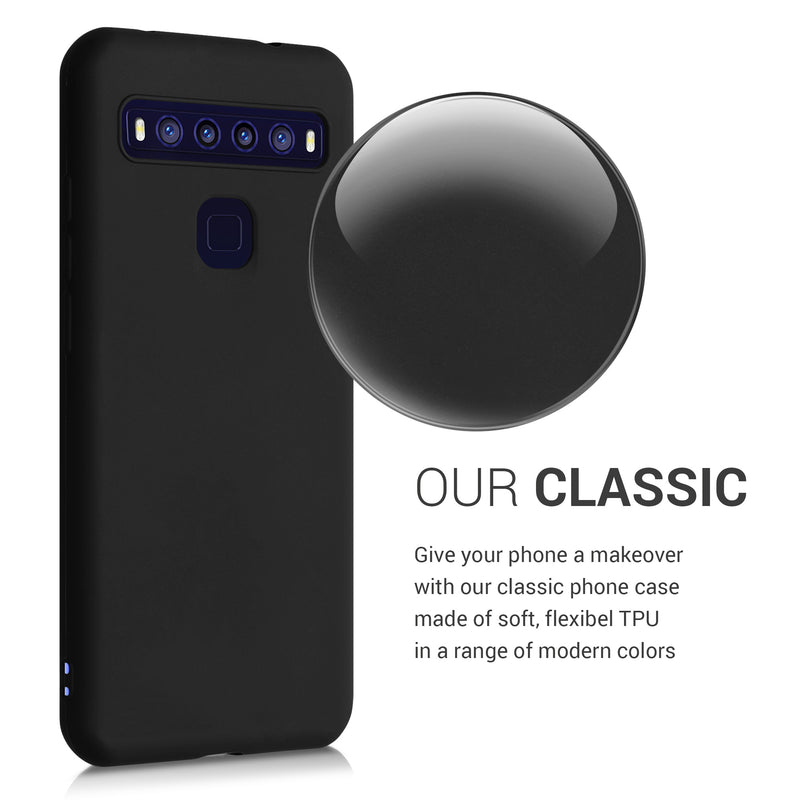 kwmobile Handyhülle für TCL 10L Hülle - Kabelloses Laden - Schutzhülle Cover
