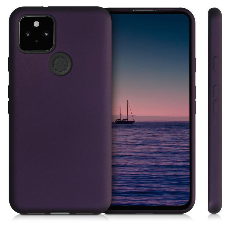 kwmobile Handyhülle für Google Pixel 5 Hülle Silikon Case Schutzhülle Cover