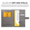 kwmobile Kunstleder Hülle für deutsches Untersuchungsheft - U-Heft Hülle und Impfpass Hülle - extra Fächer - Cover