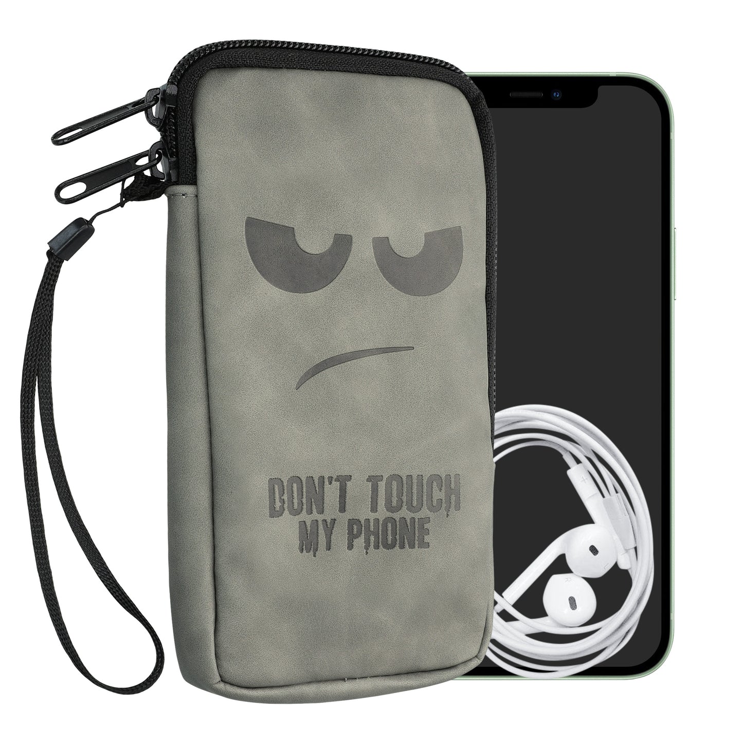 kwmobile Handytasche für Smartphones - 6,5" - Handy Tasche - 16,5 x 8,9 cm Innenmaße