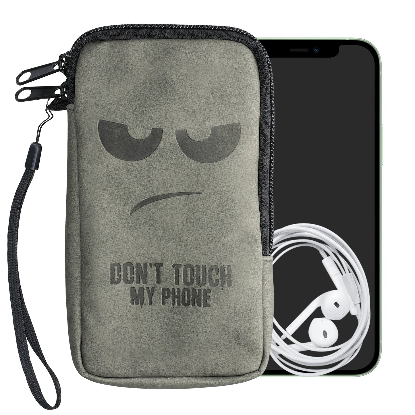 kwmobile Handytasche für Smartphones - 6,5" - Handy Tasche - 16,5 x 8,9 cm Innenmaße