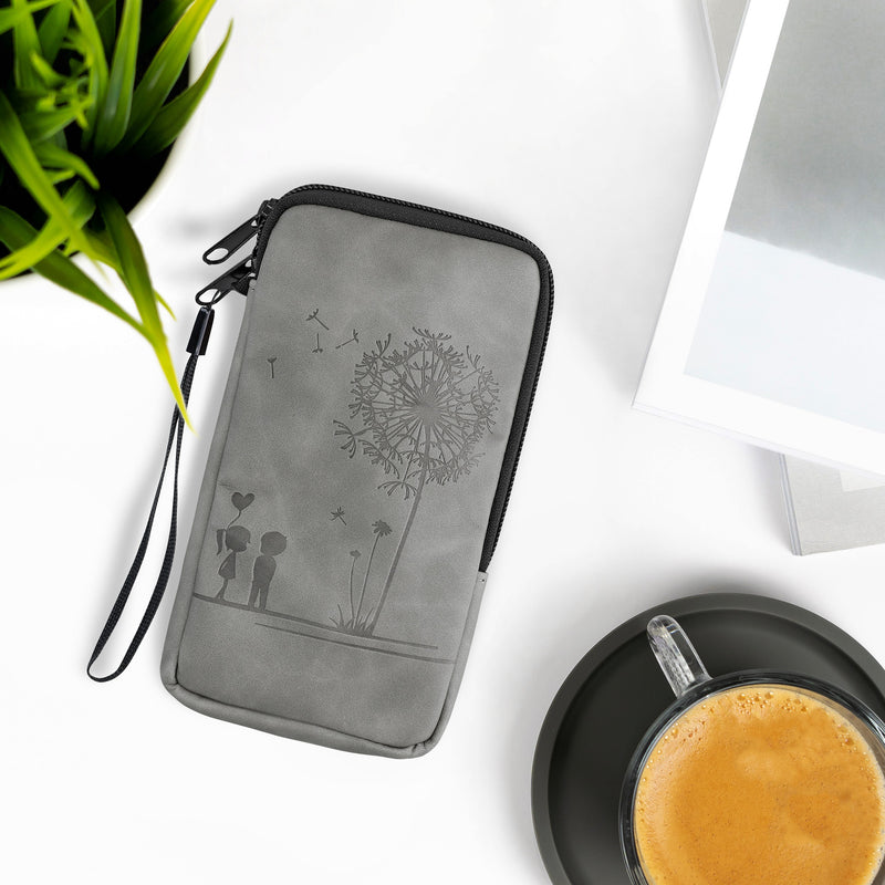 kwmobile Handytasche für Smartphones - 6,5" - Handy Tasche - 16,5 x 8,9 cm Innenmaße