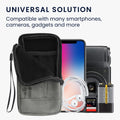 kwmobile Handytasche für Smartphones - 6,5" - Handy Tasche - 16,5 x 8,9 cm Innenmaße