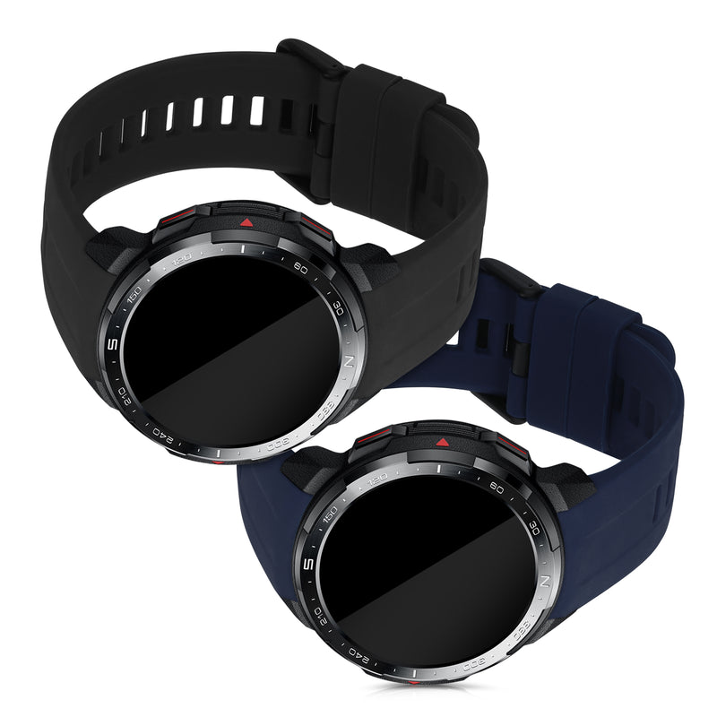 kwmobile Uhrenarmband für HONOR Watch GS Pro Armband Fitnesstracker Band Set Ersatzarmband Smartwatch