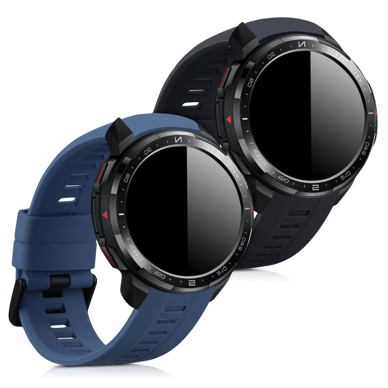 kwmobile Uhrenarmband für HONOR Watch GS Pro Armband Fitnesstracker Band Set Ersatzarmband Smartwatch