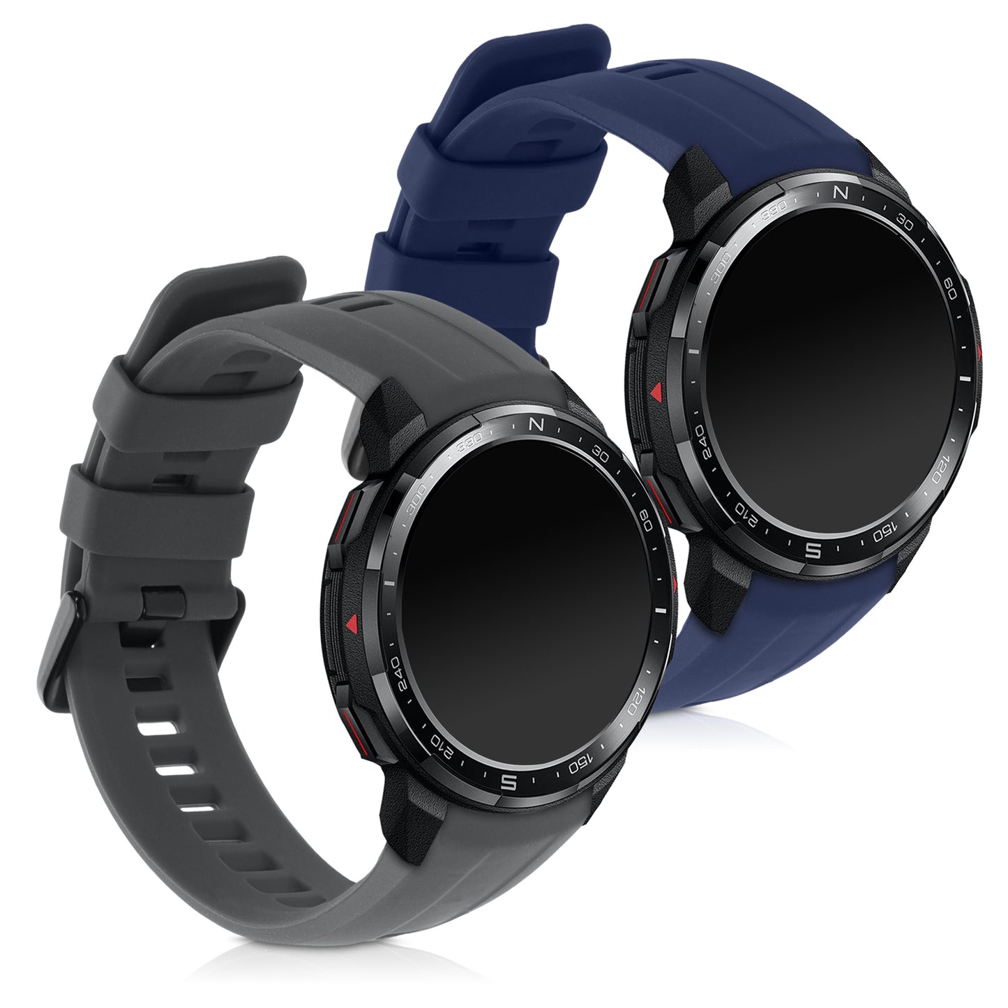 kwmobile Uhrenarmband für HONOR Watch GS Pro Armband Fitnesstracker Band Set Ersatzarmband Smartwatch