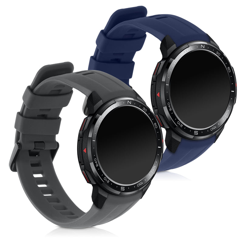 kwmobile Uhrenarmband für HONOR Watch GS Pro Armband Fitnesstracker Band Set Ersatzarmband Smartwatch