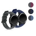 kwmobile 2x Sportarmband kompatibel mit HONOR Watch GS Pro Armband - Fitnesstracker Band Set aus TPU Silikon Dunkelblau  [dsg03]