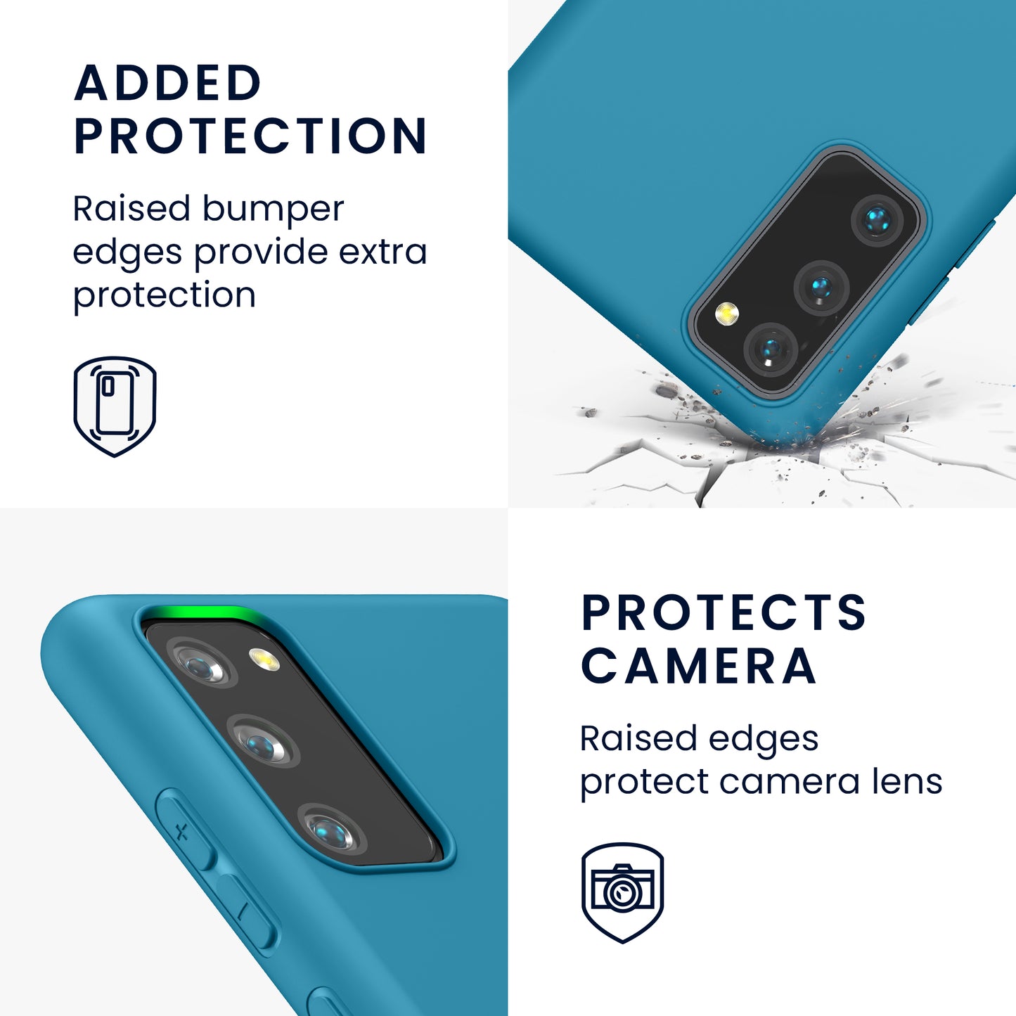 kwmobile Handyhülle für Samsung Galaxy S20 FE - Kabelloses Laden - Schutzhülle Cover