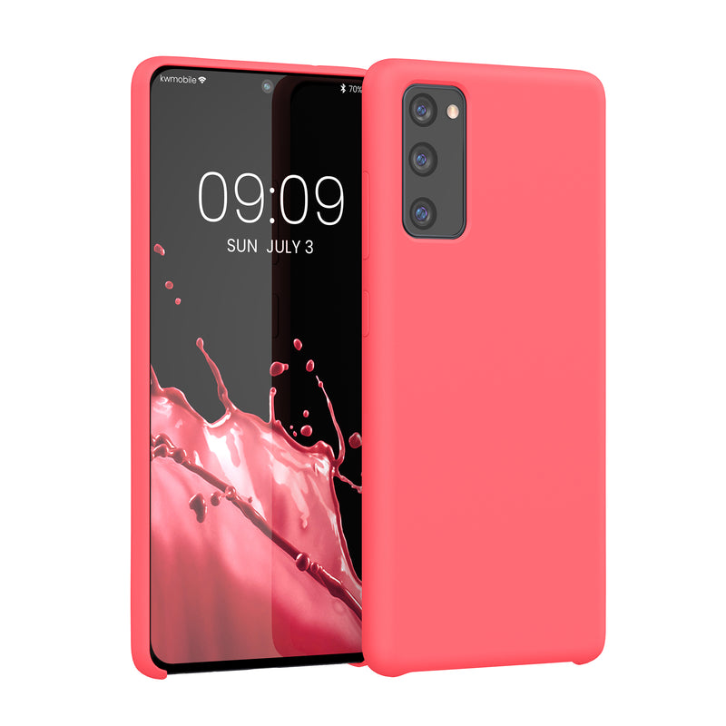 kwmobile Handyhülle für Samsung Galaxy S20 FE Hülle - Case Silikon - Kabelloses Laden - Schutzhülle Cover