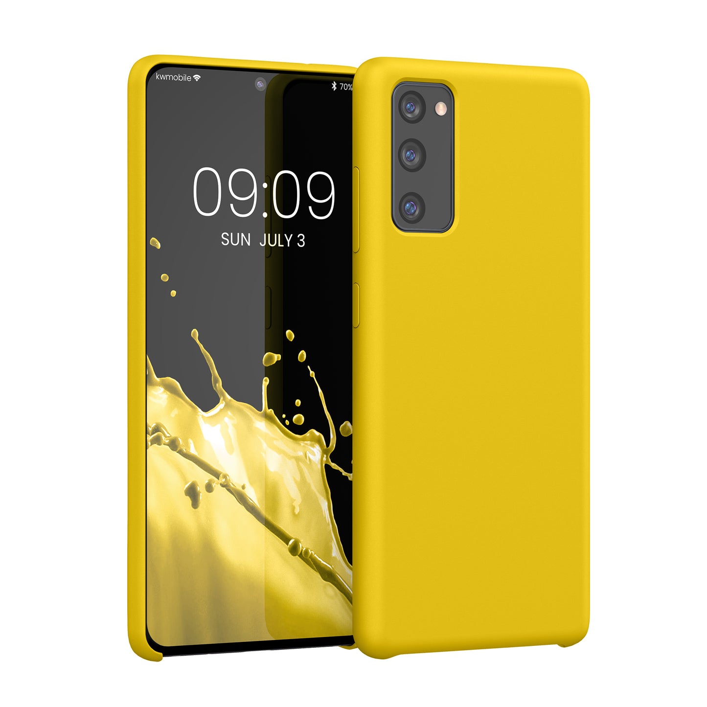 kwmobile Handyhülle für Samsung Galaxy S20 FE Hülle - Case Silikon - Kabelloses Laden - Schutzhülle Cover