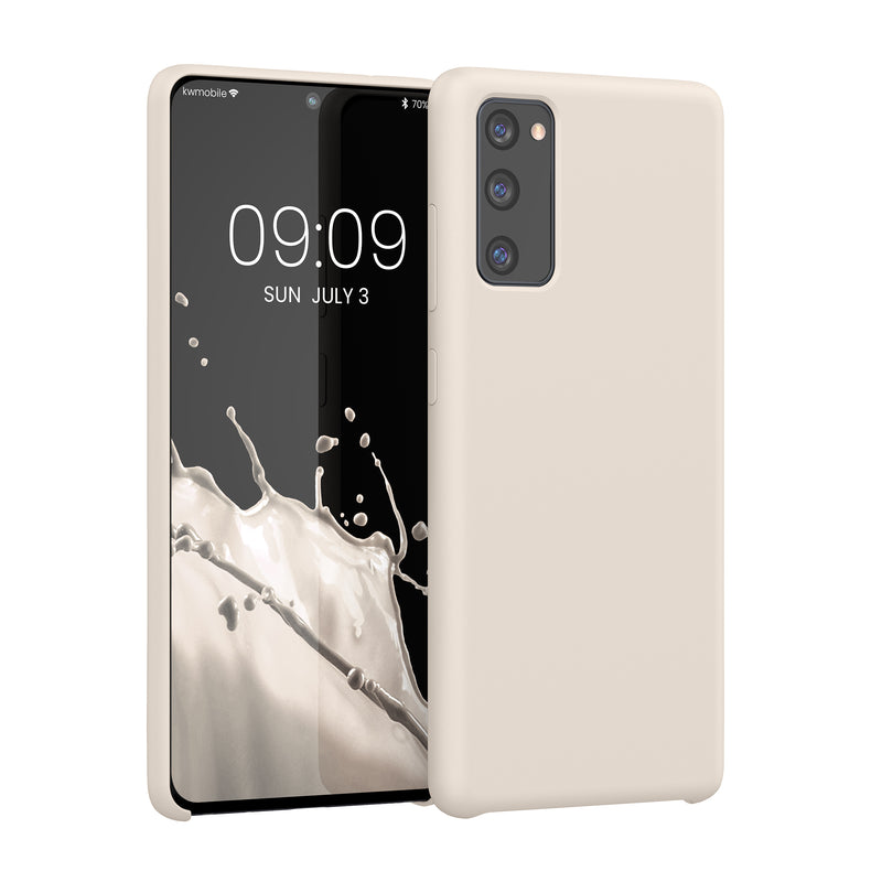 kwmobile Handyhülle für Samsung Galaxy S20 FE Hülle - Case Silikon - Kabelloses Laden - Schutzhülle Cover
